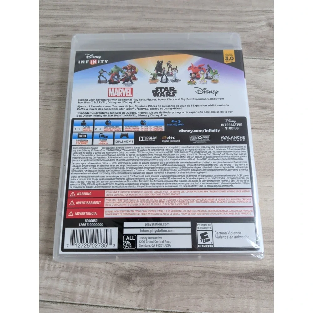 NEW PS3 Disney Infinity 3.0 Star Wars Marvels Playstation 3 Game Only **Sealed**